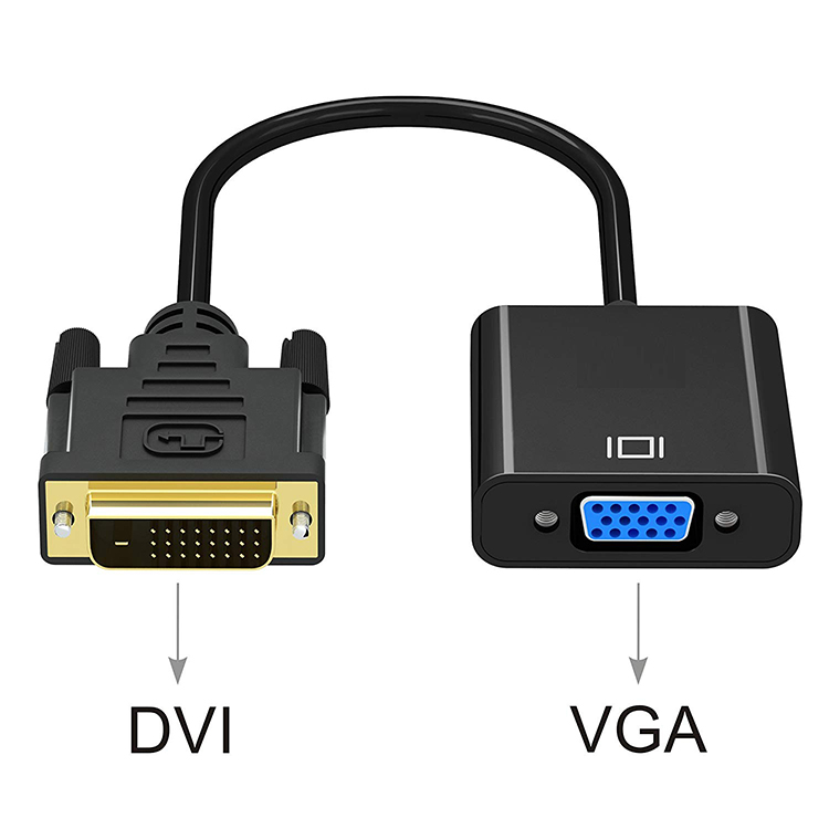 Cáp Chuyển Đổi Dvi Sang Vga 24 + 1 Sang Vga 1080p Hd Thẻ