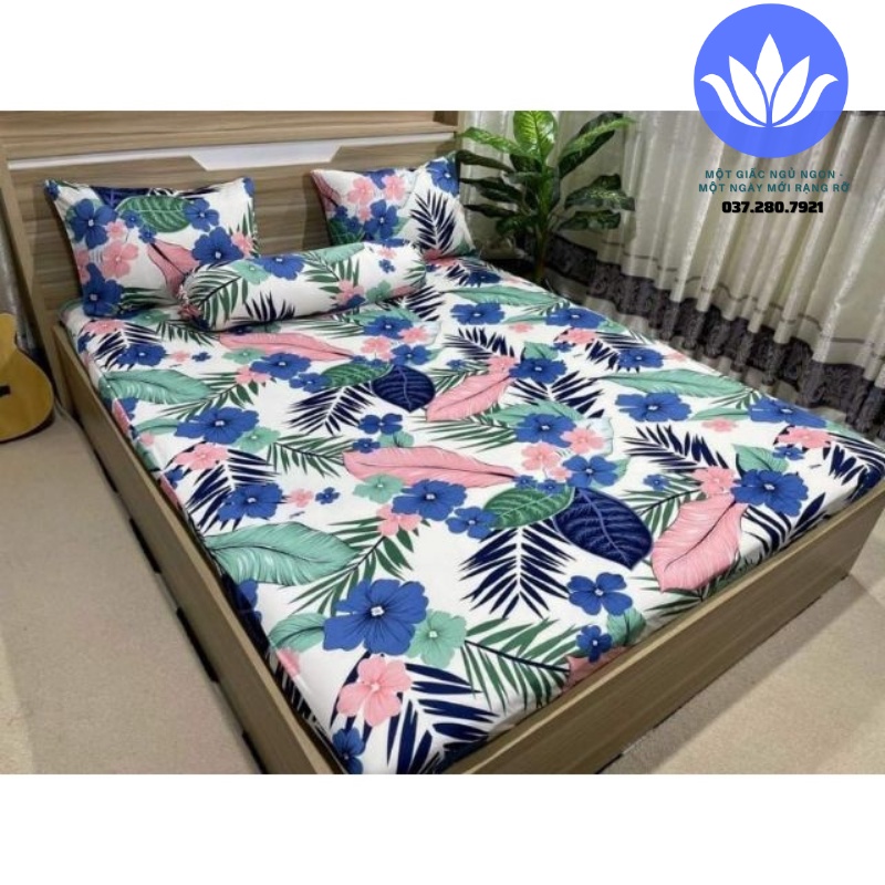 Drap ga giường thun hàn quốc lẻ kích thước m6*2m / m8*2m nệm từ 3-20cm