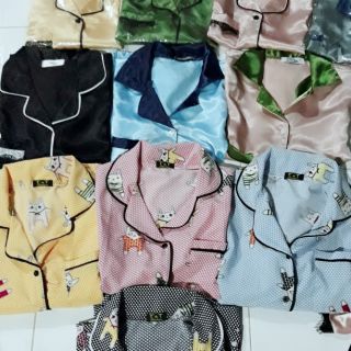 Bộ lụa tay ngắn quần dài