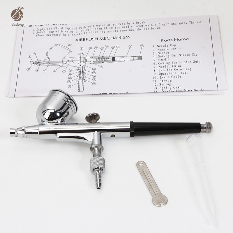 Máy phun sơn Cotremyp HD-130 2 đầu 0.2/ 0.3/ 0.5mm