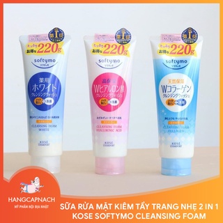 Sữa rửa mặt Kose Softymo Cleansing Wash 220g
