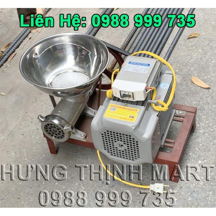 Bệ đùn thịt, xay cá, cổ gà, cổ vịt, cối 22, công suất 2.2kw, xay thực phẩm làm thức ăn cho vật nuôi
