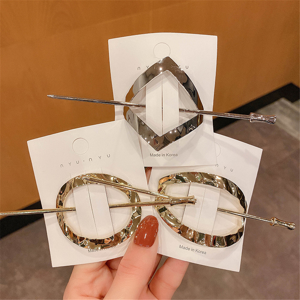 (Hàng Mới Về) Kẹp Tóc Kim Loại Đính Ngọc Trai Thời Trang Mihan1