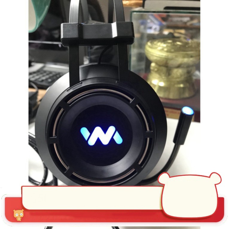 GIÁ GIẬT MINH Tai nghe game thủ Wangming WM9800 giả lập 7.1 USB GIÁ GIẬT MINH