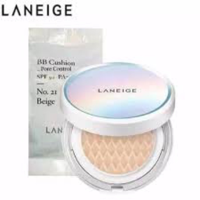 Phấn nước kiềm dầu cực tự nhiên Laneige BB Cushion Pore Control SPF50+ PA+++