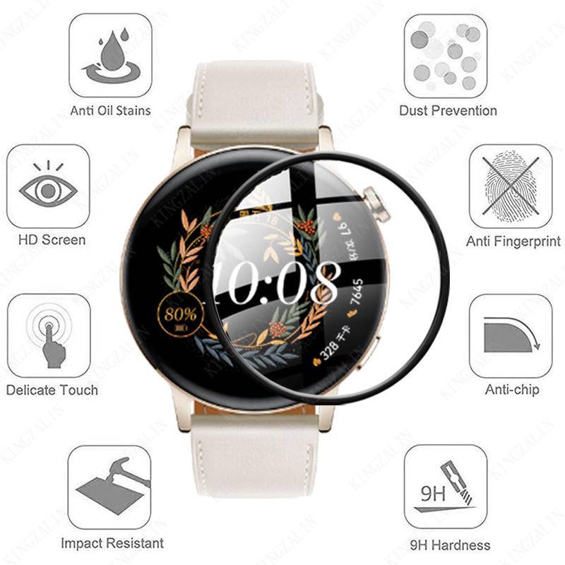Kính Cường Lực Bảo Vệ Màn Hình Huawei Watch 3 Pro GT2 2e 3 42mm 46mm GT Runner Smart Watch 2 42mm 46mm GS3