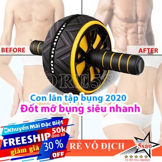 Con lăn tập cơ bụng 1 bánh cao cấp ❤️ BÁN CHẠY ❤️ Máy tập bụng giảm cân đốt mỡ bụng hiệu quả tập gym tại nhà