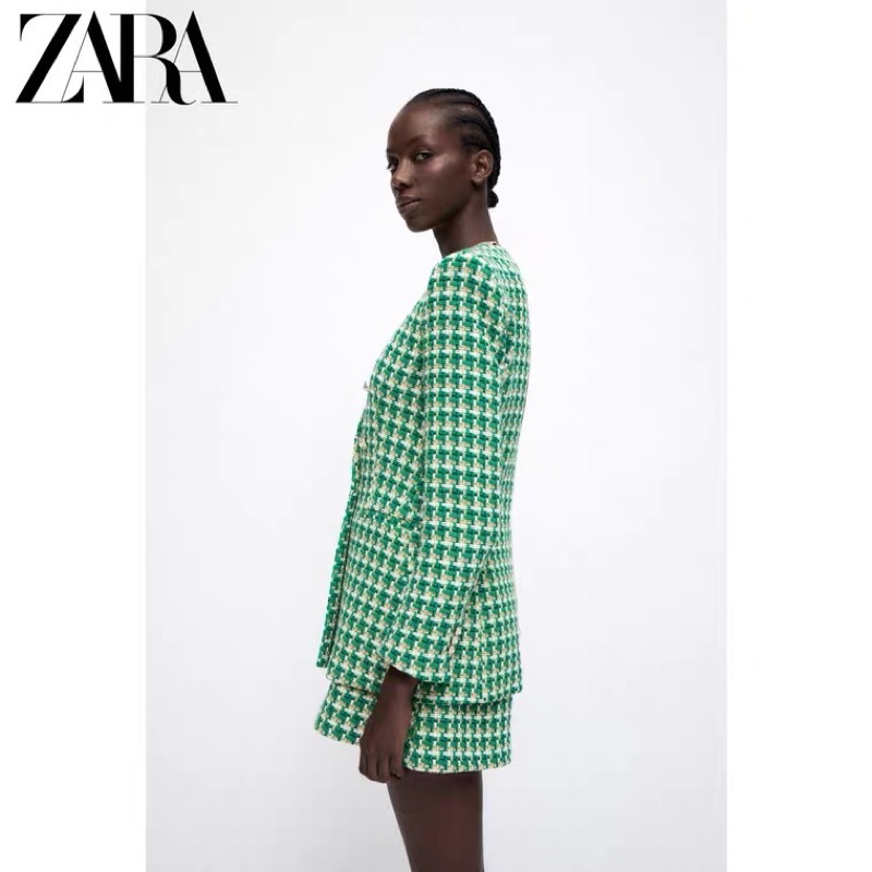 SET ÁO VEST VÀ ĐẦM MINI ZARA AUTHENTIC TUỒN STORE