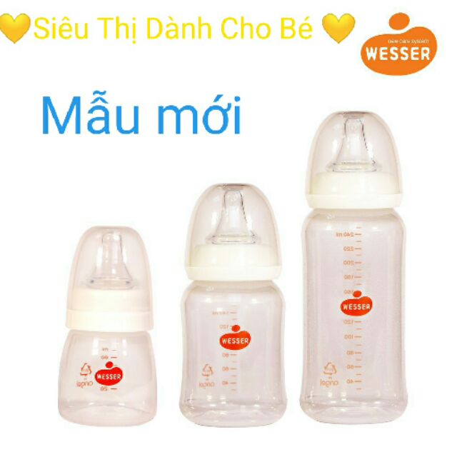 Bình sữa WESSER cổ hẹp