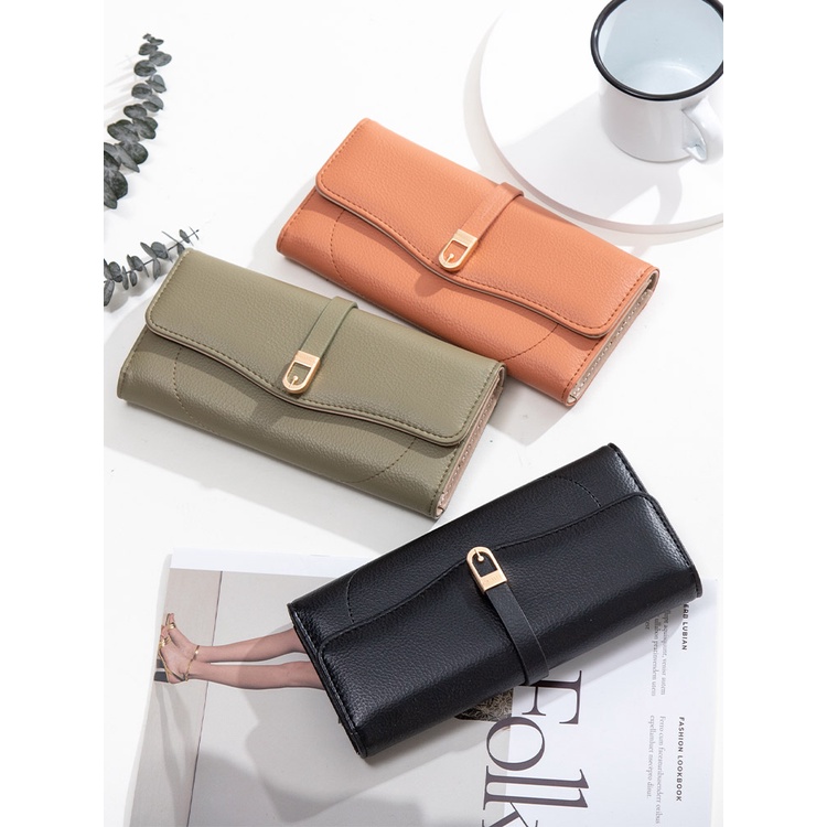 Ví Nữ Dài Có Khóa Kéo Thời Trang