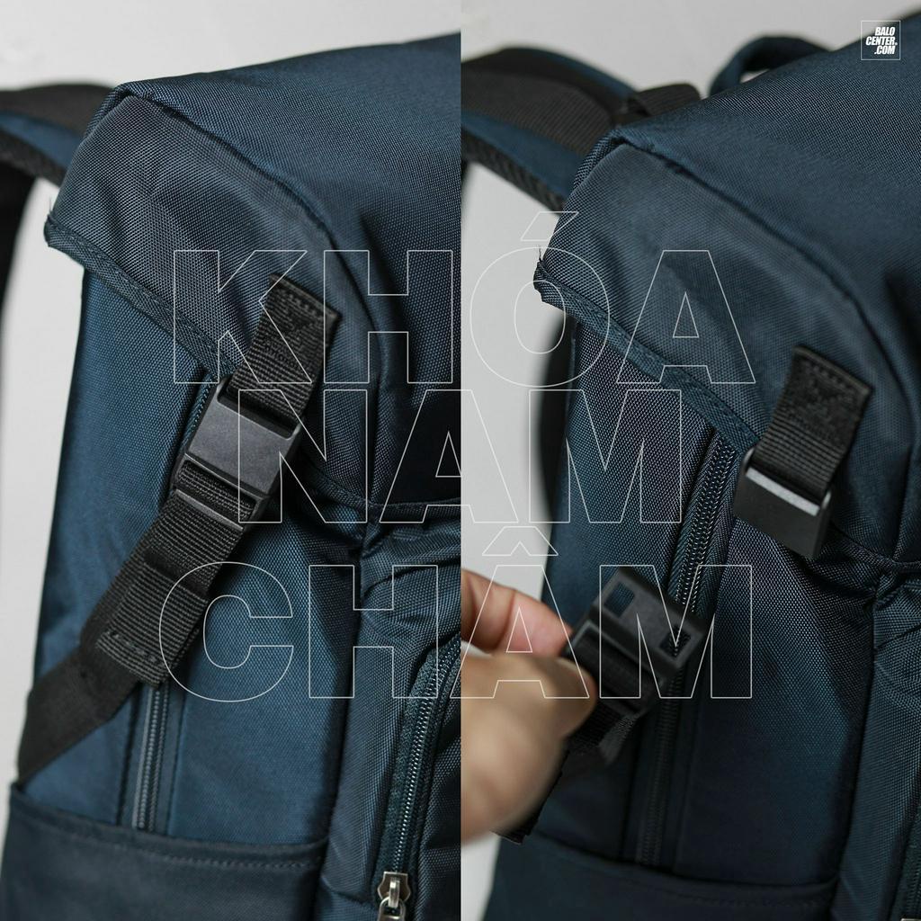 Balo Laptop - Balo Thể Thao Du Lịch, Kiểu Dáng Nắp Hộp Thời Trang, Chống Sốc Laptop 15.6inch Mikkor The Jack