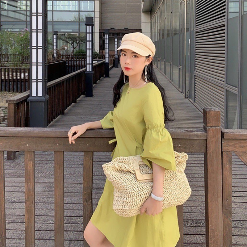 Túi xách đan rơm thời trang hè cho nữ