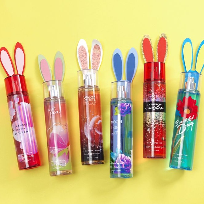 Body mist xịt thơm nước hoa toàn thân hương hoa cỏ thơm mát 10ml 30ml BBW Beautiful Day Gingham Love BATH02 BATH03