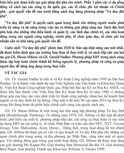 Sách - Tư Duy Đột Phá - First News | BigBuy360 - bigbuy360.vn