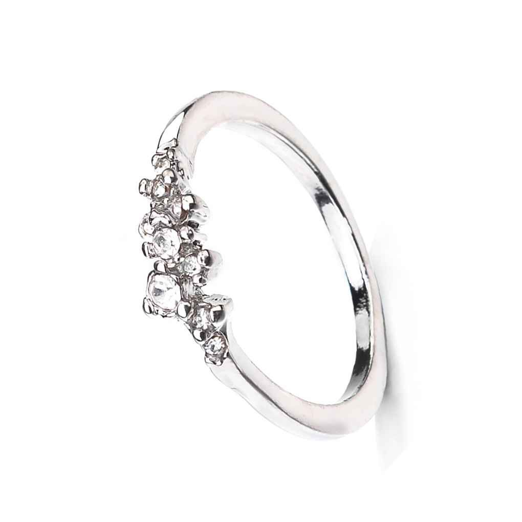 Nhẫn Nữ Đính Đá Pha Lê Cỡ 6 / 7 / 8 / 9 / 10