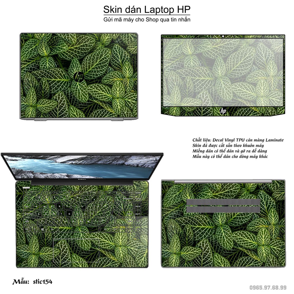 Skin dán Laptop HP in hình Hoa văn sticker nhiều mẫu 25 (inbox mã máy cho Shop)