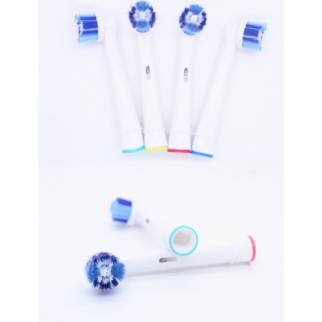 Cho máy Braun Oral-B SB-20A 𝗣𝗿𝗲𝗰𝗶𝘀𝗶𝗼𝗻 𝗖𝗹𝗲𝗮𝗻, set (4 chiếc/vỉ) Bộ 4 đầu bàn chải đánh răng điện Minh House