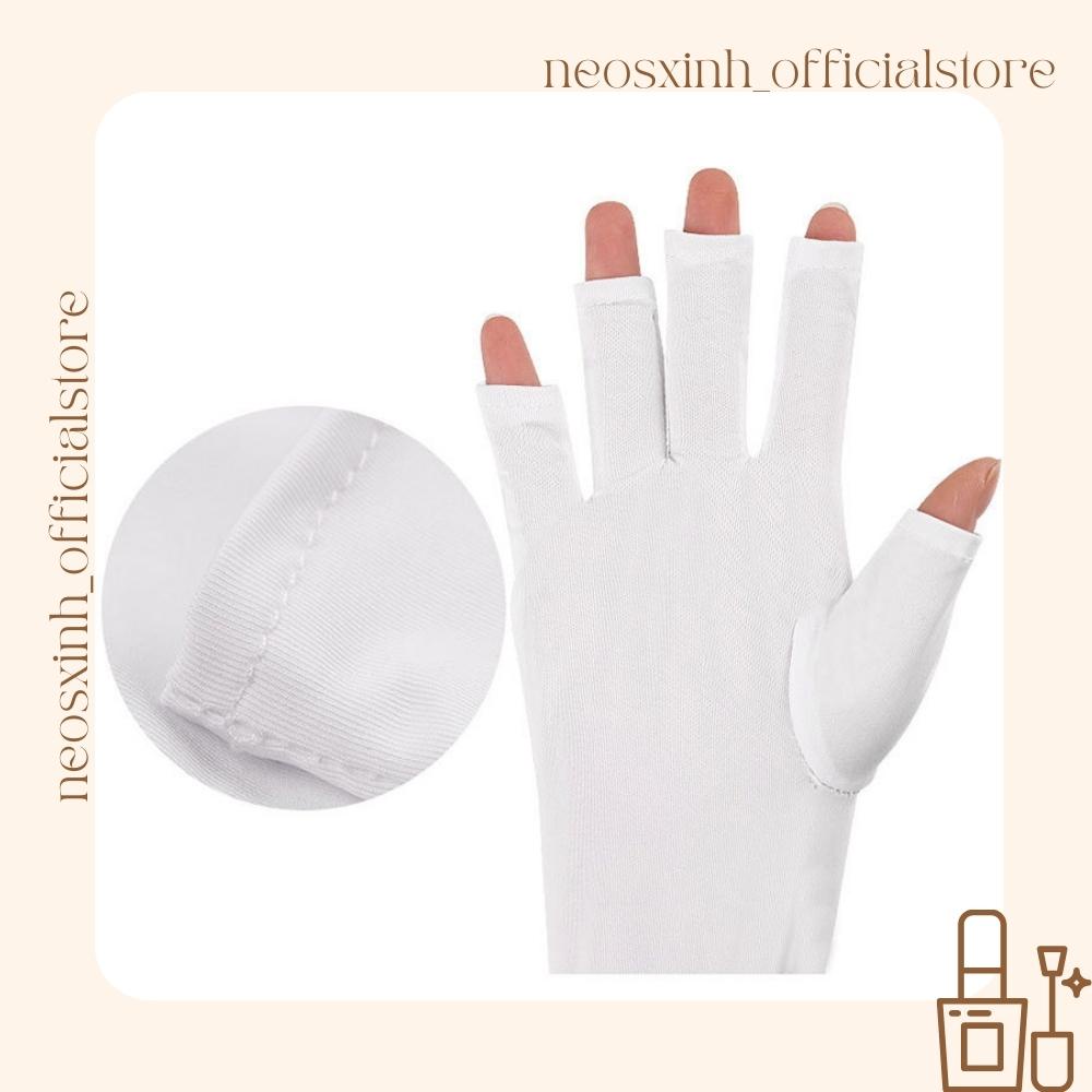 Bao Tay Hơ Gel Chống Tia UV Đèn Led - Neosxinh Nails