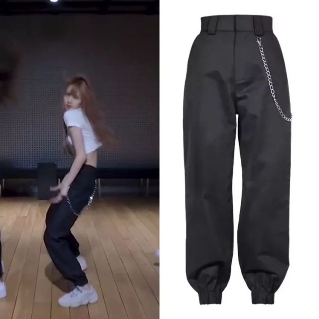 ORDER_Quần jogger kèm chain BLACKPINK LISA, ROSÉ & Hyuna | BigBuy360 - bigbuy360.vn