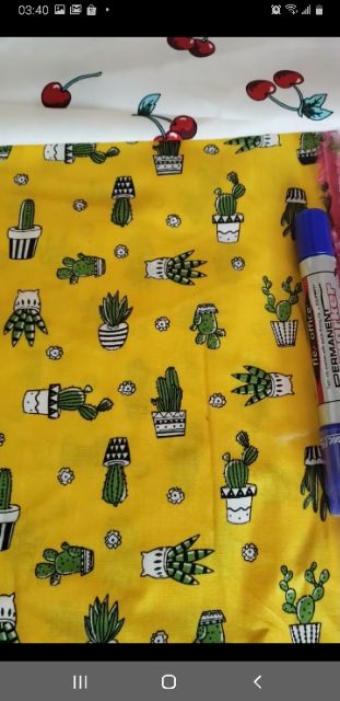 Bán vải trái cây may scrunchies