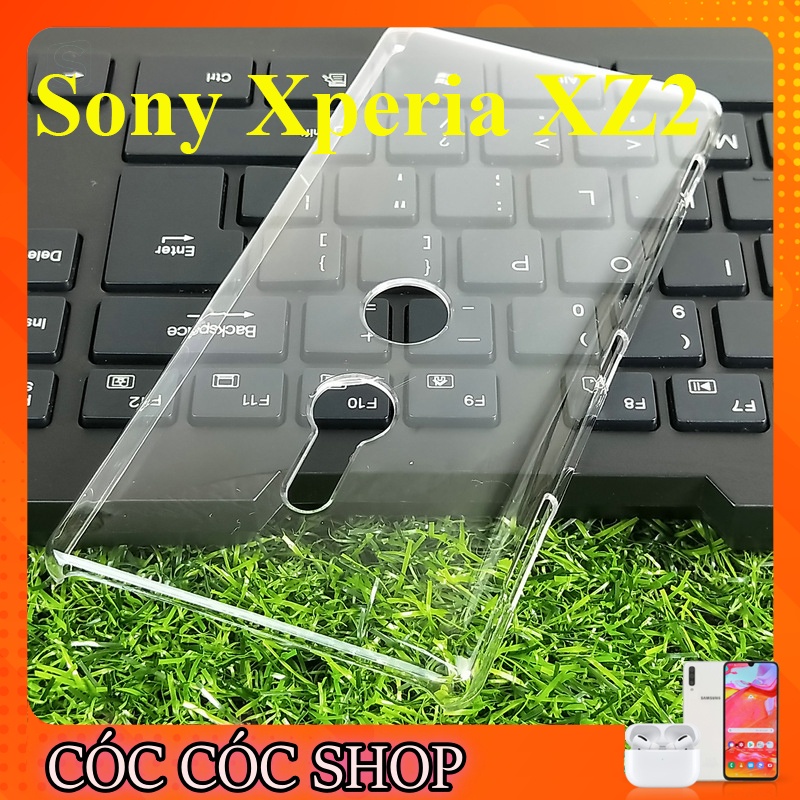 Ốp lưng sony xperia XZ1/ XZ2/ XZ3 nhựa CỨNG TRONG SUỐT