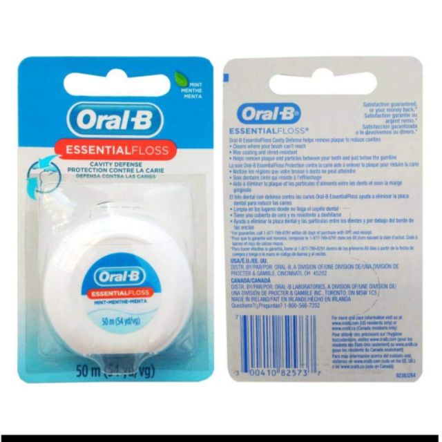 Chỉ Nha Khoa Oral-B Essential Floss (50m/hộp) - 0701298