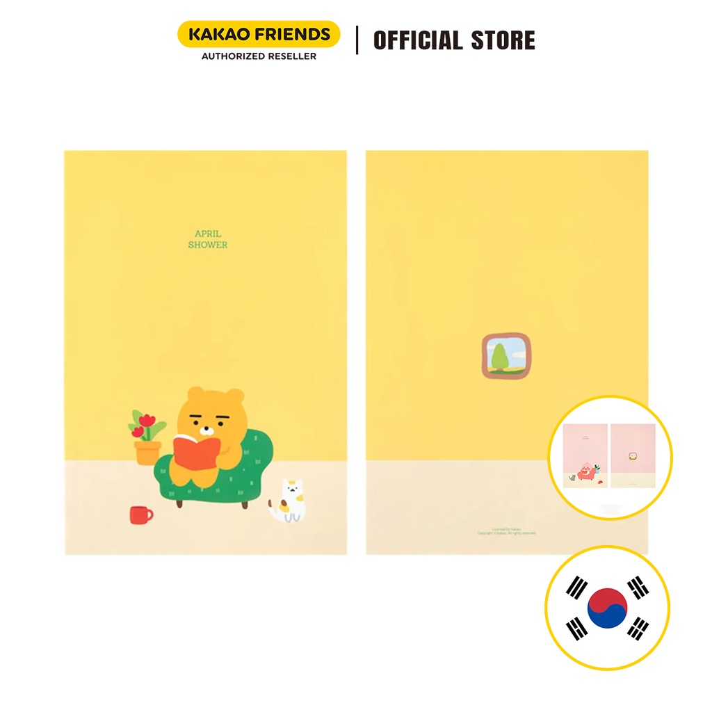 Sổ Tay B6 April Shower Kakao Friends Ryan Apeach