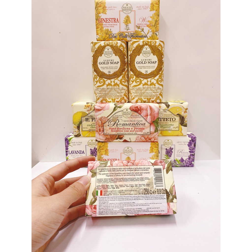 Xà bông tắm nước hoa DANTE 250g đủ hương