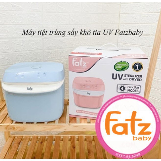 (Tặng 100 chiếc tăm bông trẻ Em cao cấp) Máy tiệt trùng sấy khô tia UV cao cấp - 7L - Fatz Fatzbaby FB4700KM, FB4700MX