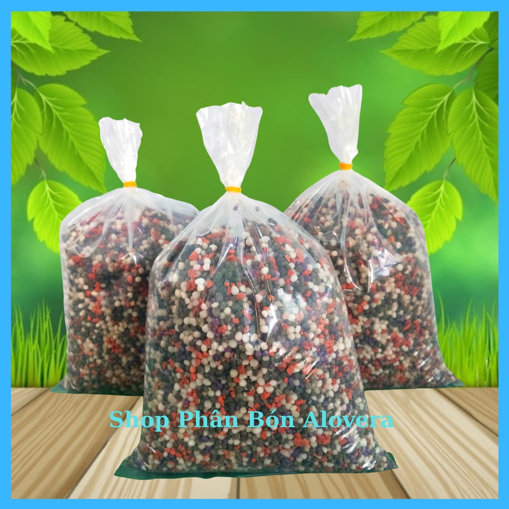 Phân NPK 20 20 15 + TE Hạt 4 Màu Cao Cấp