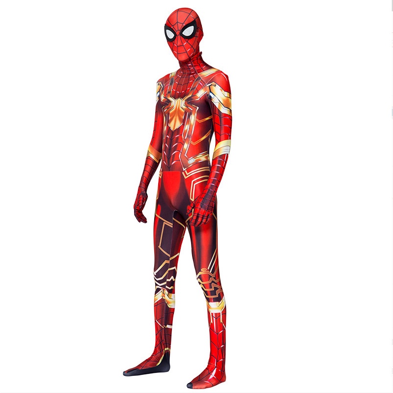 Bộ Áo Liền Quần Hóa Trang Peter Parker Zentai Hình Người Nhện Bằng Sắt Hóa Trang Halloween Cho Người Lớn Và Trẻ Em