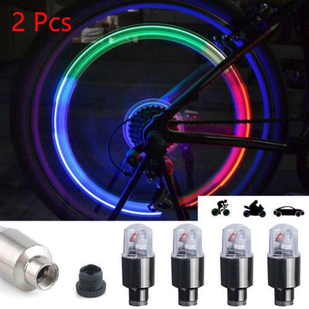 Bộ 2 Đèn LED Neon Gắn Vành Bánh Xe Đạp / Xe Hơi