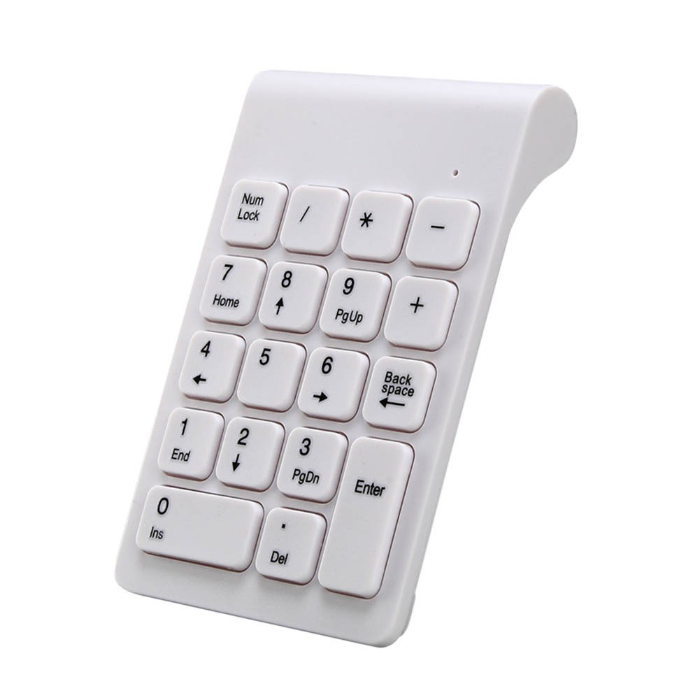Bàn phím số mini 18 phím không dây kết nối USB cho máy tính