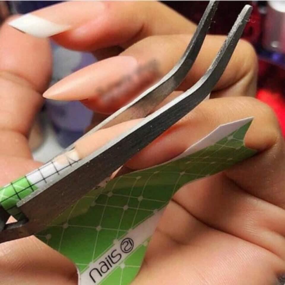 Dụng cụ làm móng , Kẹp định hình form móng khi đắp móng gel , móng bột