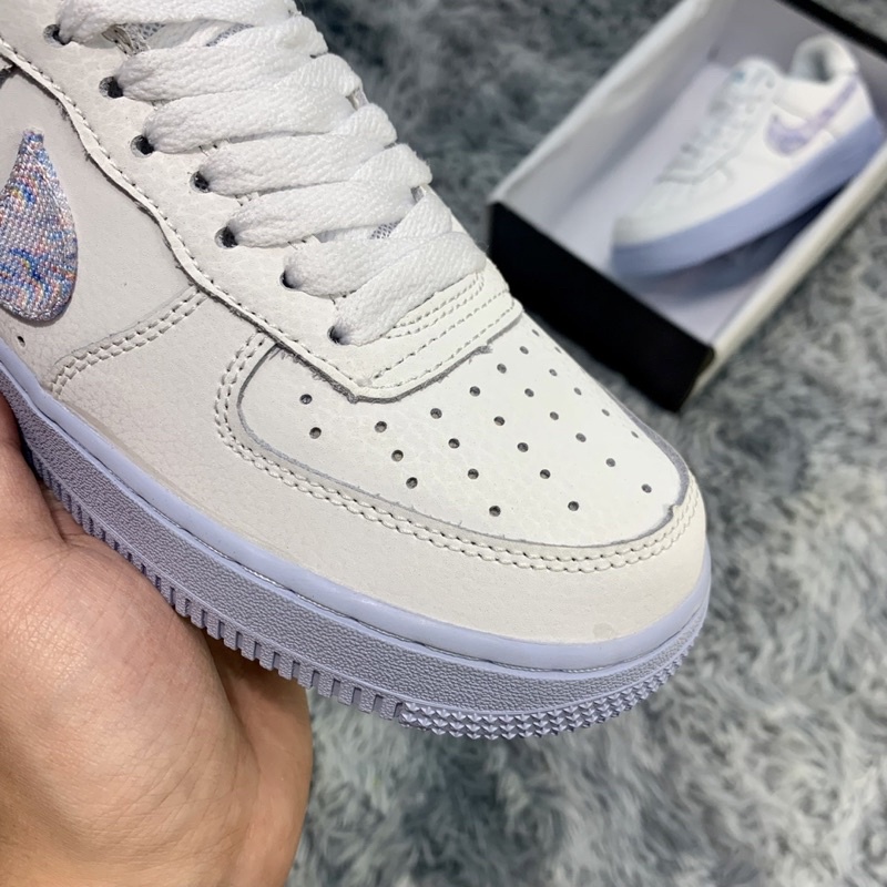 Giầy AF1 Trắng Đế Xanh Hàng Cao Cấp  Giày Thể Thao Nữ Tăng Chiều Cao
