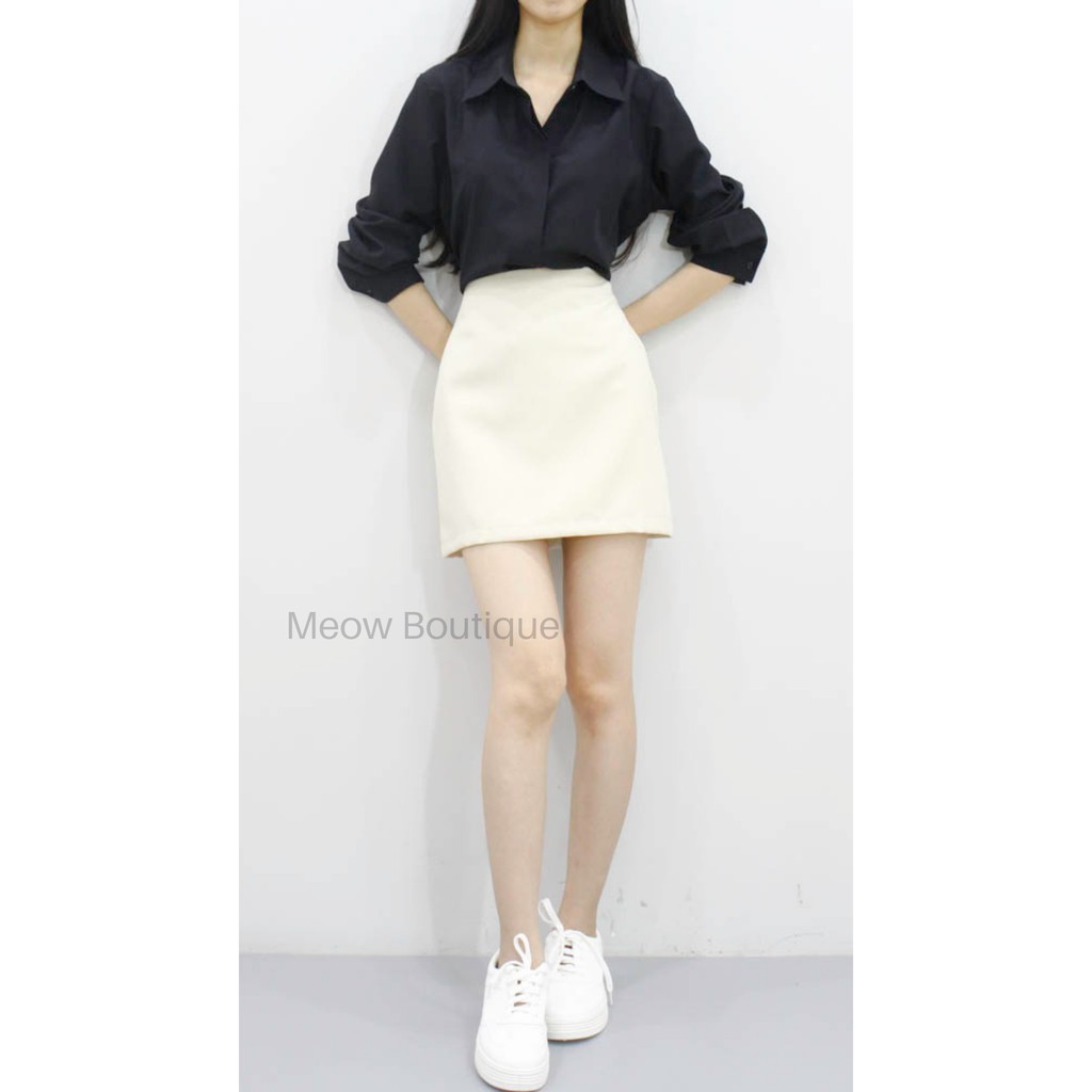 [Mã FADIRECT20 giảm 20K đơn 150K] [Hình thật tự chụp] Chân Váy A Basic Meow Boutique | BigBuy360 - bigbuy360.vn