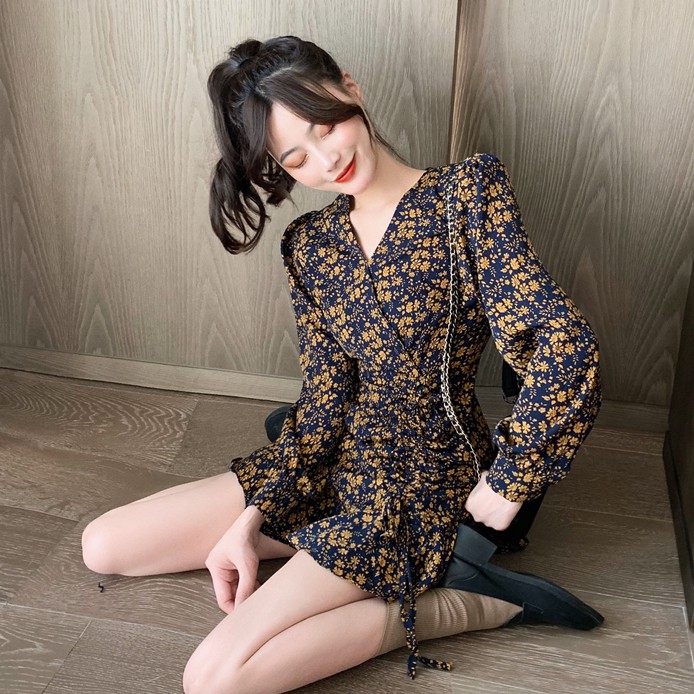 ĐẦM VÁY HOA NỮ ĐI TIỆC DẠO PHỐ ULZZANG | BigBuy360 - bigbuy360.vn