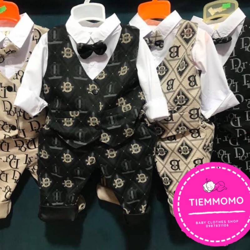 Tiemmomo-  set công tử mẫu mới nhất 2021 cho bé trai diện tết
