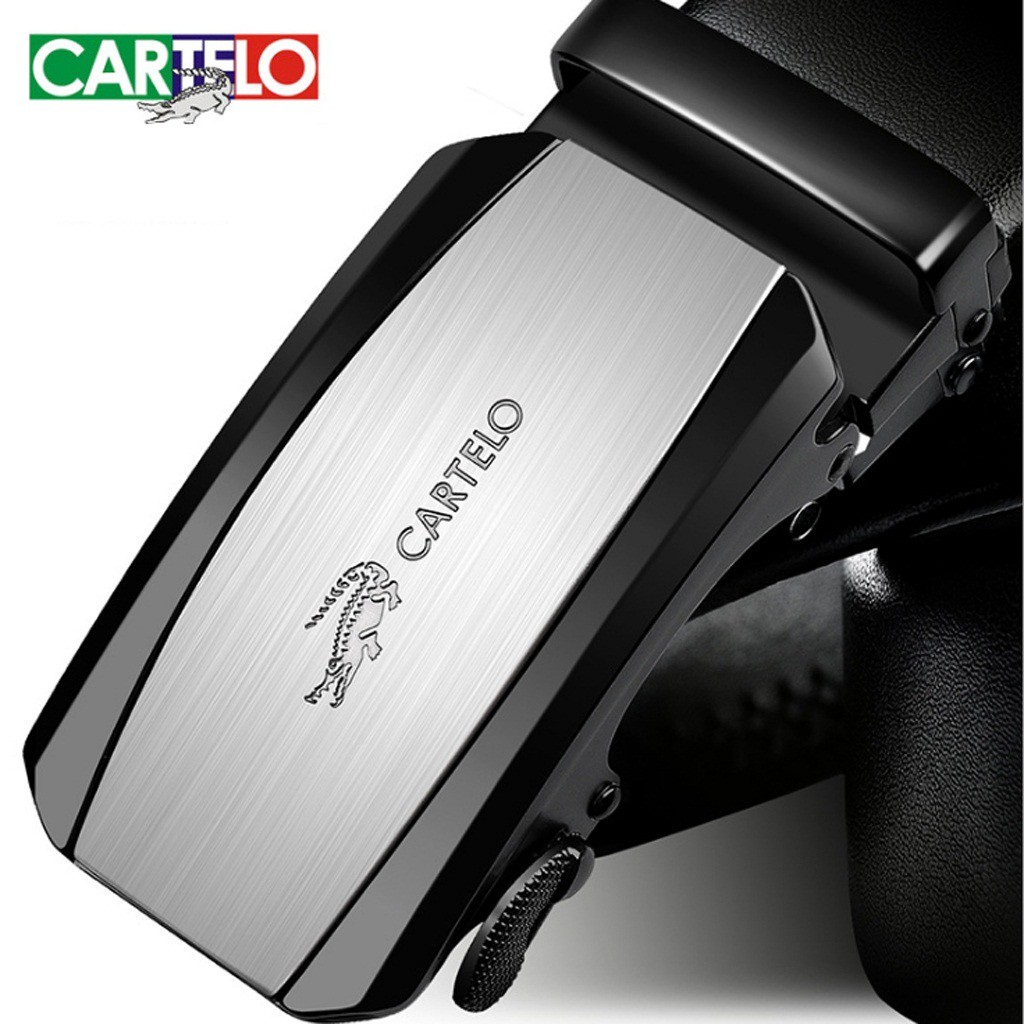 [Video SP Thật] Thắt lưng nam da bò Cartelo cao cấp TL-111i