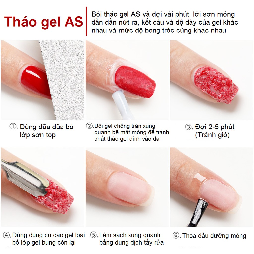 Tháo Gel Cao Cấp AS | Chai Chức Năng