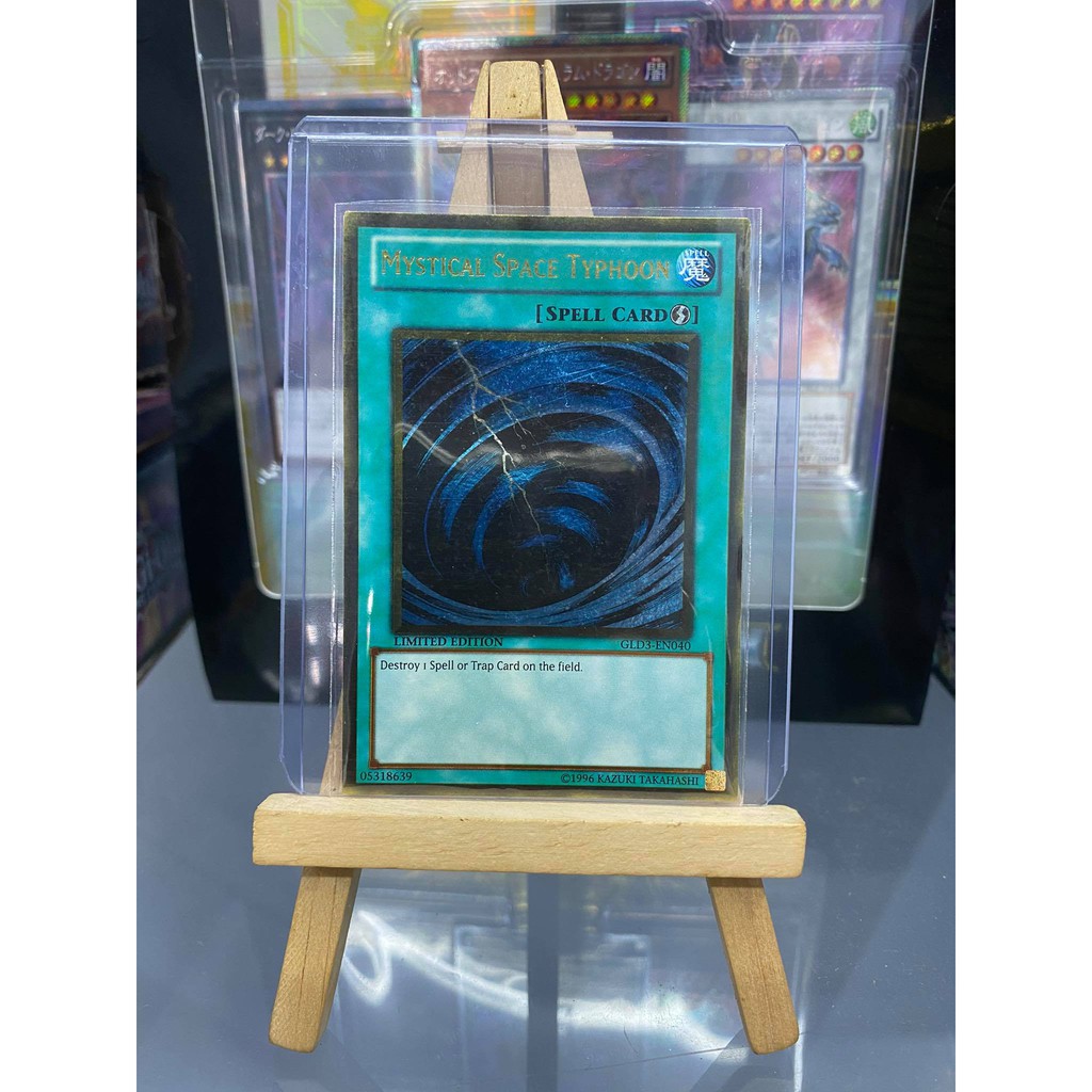 [ Dưa Hấu Yugioh ] Lá bài thẻ bài Mystical Space Typhoon - Gold Rare - Tặng bọc bài nhựa bảo quản
