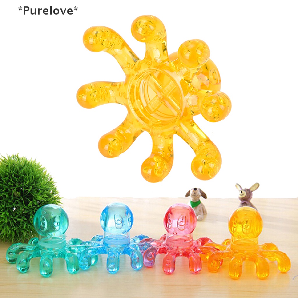 Dụng Cụ Mát Xa Cầm Tay Hình Bạch Tuộc Giúp Giảm Đau Lưng / Cổ Tiện Dụng