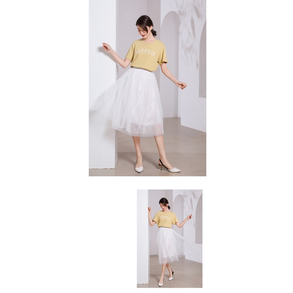 Chân váy cổ tích lưới 3 lớp dễ thương VAY89