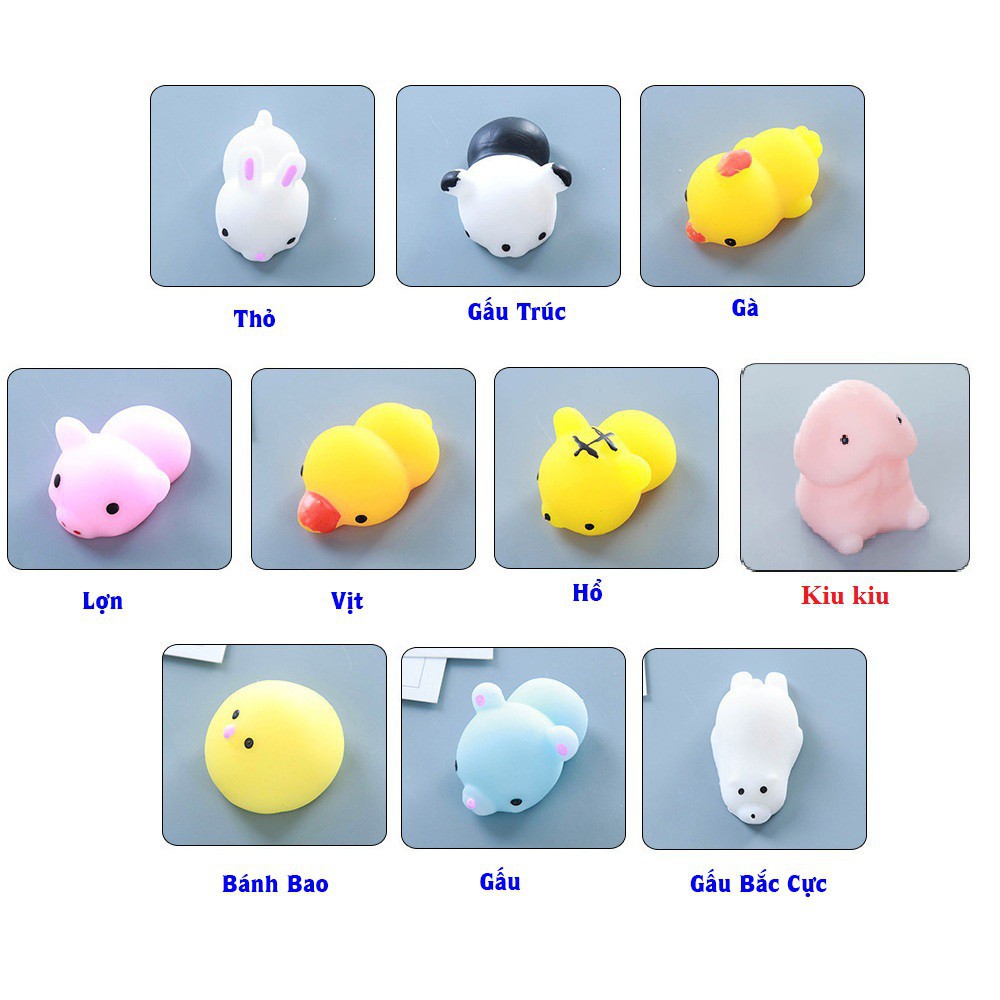 Đồ chơi Squishy Mochi dễ thương , mềm bóp đã Bcàng mua càng rẻ