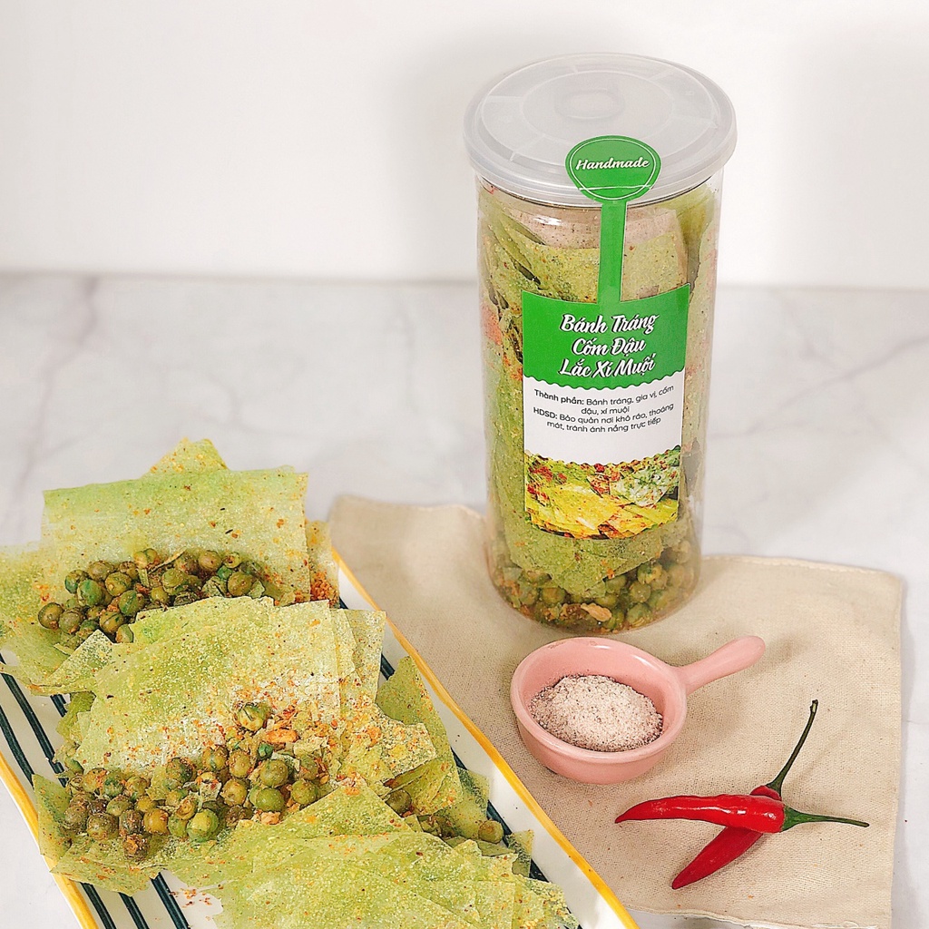 (Sale Sập Sàn) - Bánh Tráng Cốm Đậu Xanh Chick Garden
