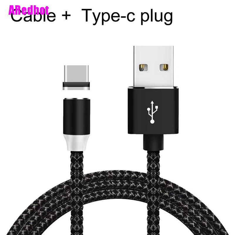 Dây Cáp Sạc Nam Châm Cổng Type-C Micro Usb Có Đèn Led Cho Iphone Samsung