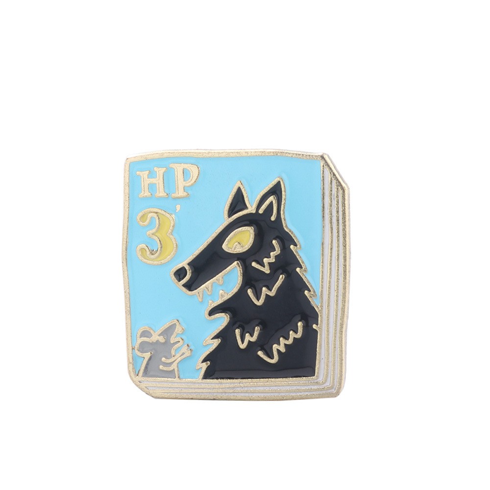Huy Hiệu Cài Áo Kim Loại Hoạt Hình Harry Potter Rel Chias Of Death Gold Snitch Personam