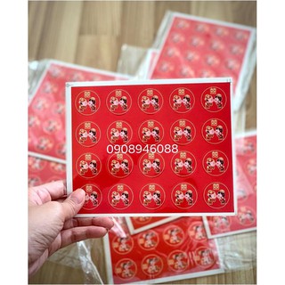 [CƯỚI] CHỮ HỶ DÁN TRẦU CAU, TRÁI CÂY - HÀNG ĐẸP, SIÊU DỄ THƯƠNG - KIỂU TRUNG HOA