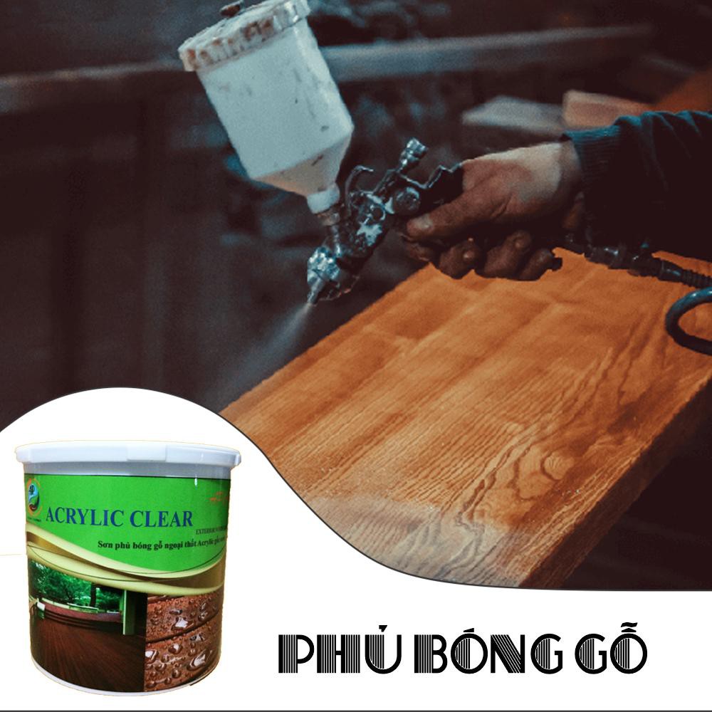 SƠN PHỦ BÓNG GỖ,Sơn gỗ gốc nước AP Chem