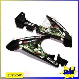 Mỏ cày trang trí cho xe Exciter 150 logo ngẫu nhiên nhiều màu sắc đẹp